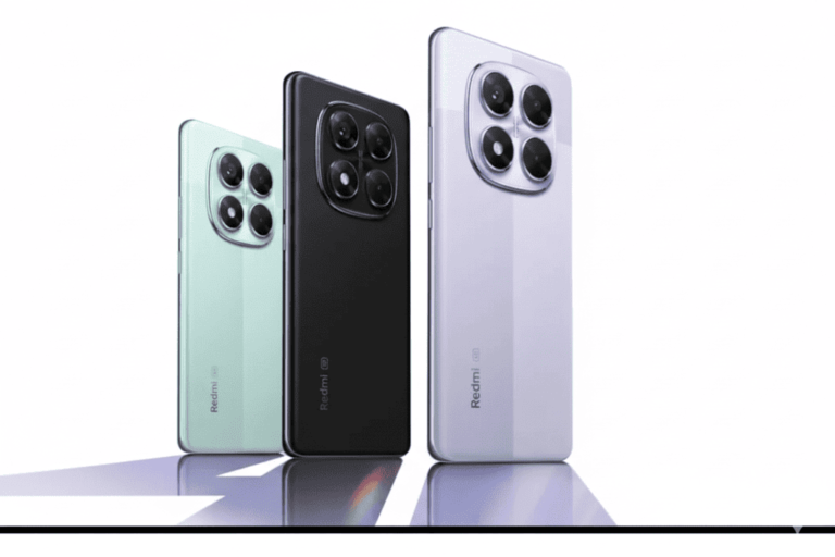 Xiaomi Redmi Note 14 Pro em um design minimalista, com foco na câmera e na tela.